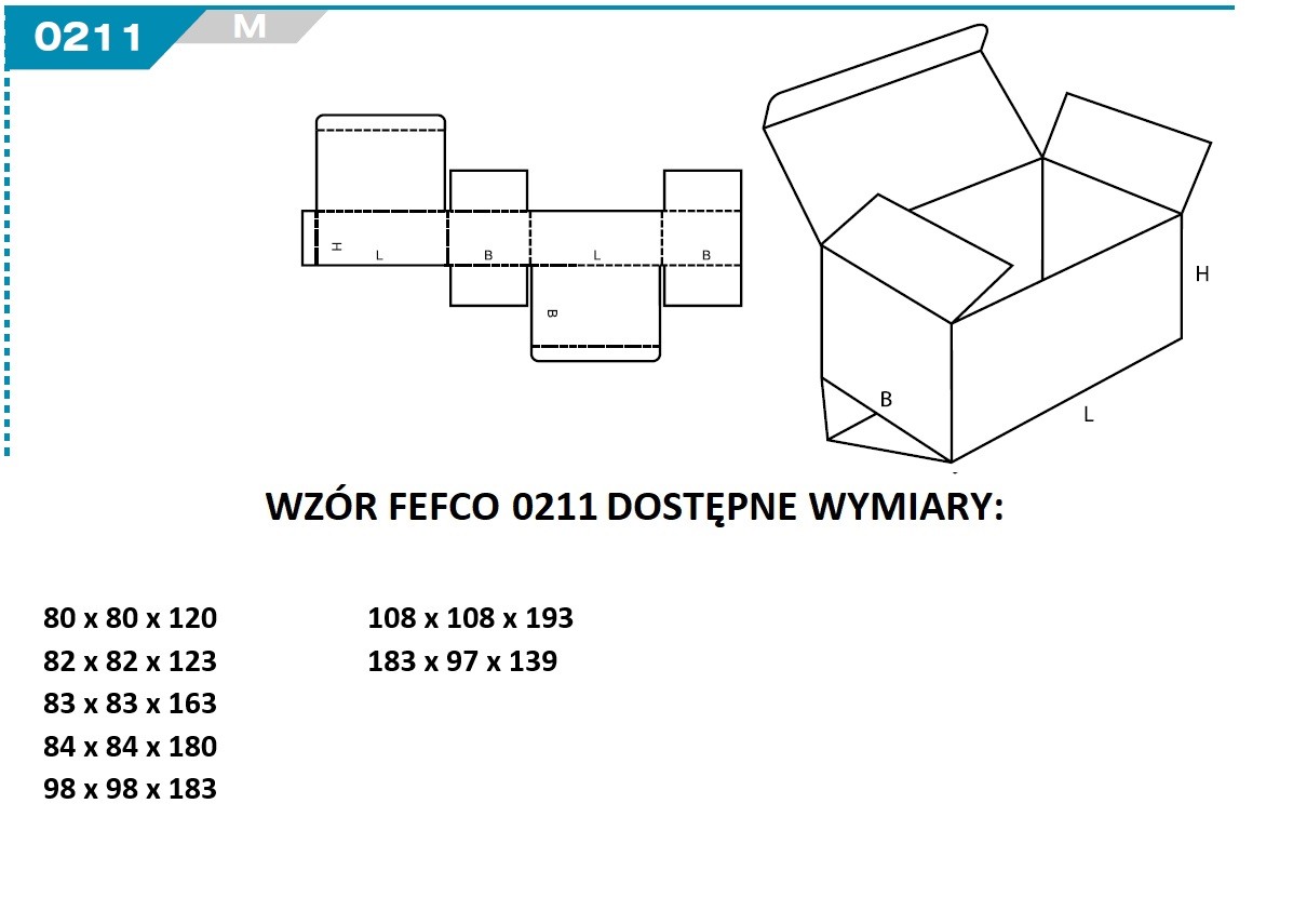 Wzór FEFCO 0211