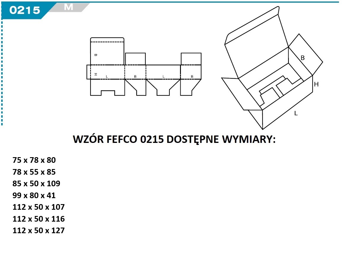 Wzór FEFCO 0215