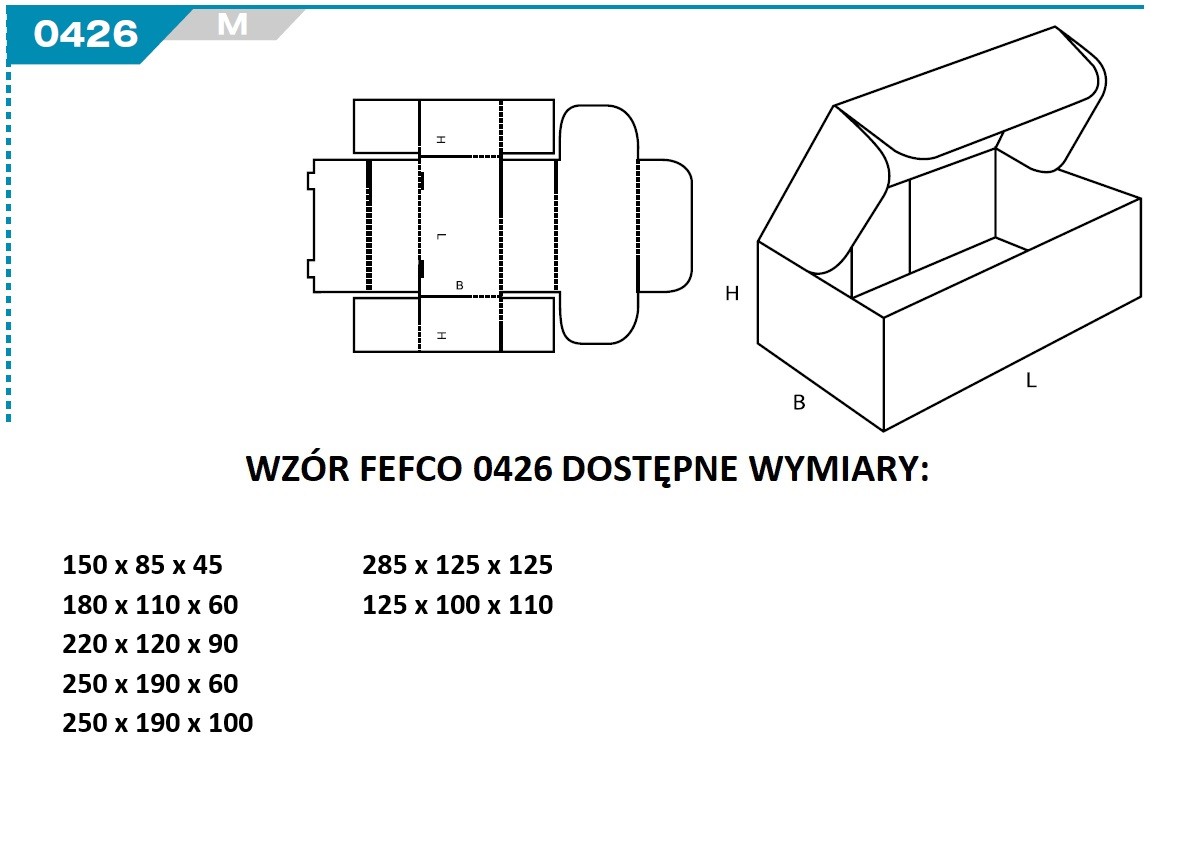 Wzór FEFCO 0426
